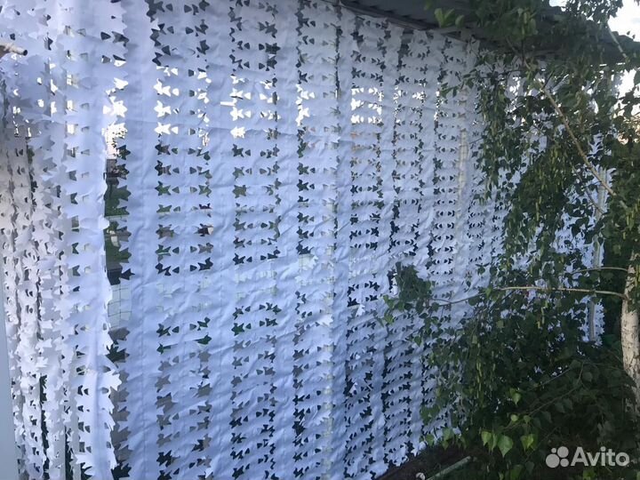 Маскировочная сетка сеть Белая