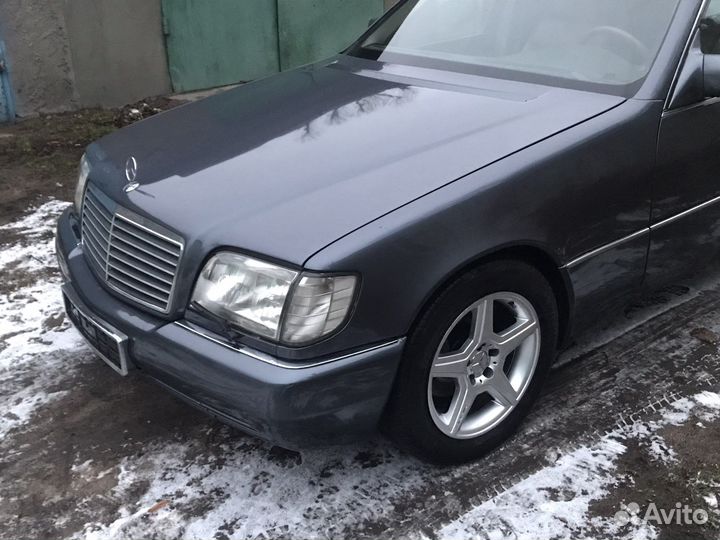 Передний бампер дорестайлинг Мерседес 140 w140