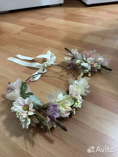 Венок на голову из цветов