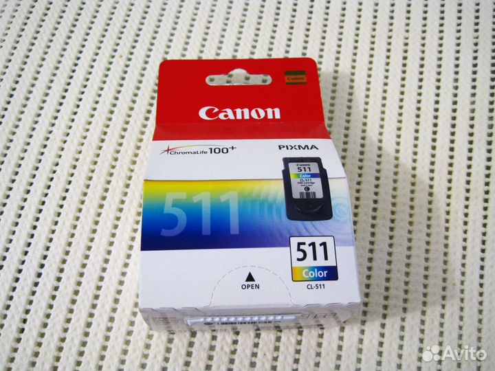 Картридж для принтера Canon CL-511. новый. Япония