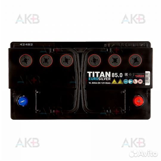 Аккумулятор автомобильный Titan Euro Silver 85R ни
