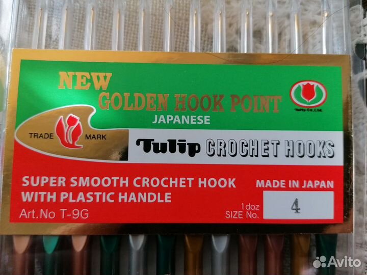 Набор крючков для вязания tulip (оригинал )