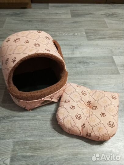 Лежанка домик для собаки