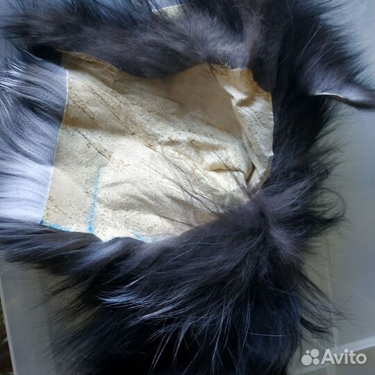 Лисий хвост чернобурка