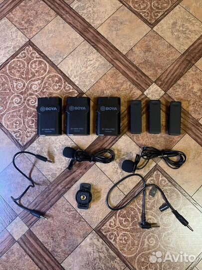 Беспроводной петличный микрофон boya by-wm4 pro k2