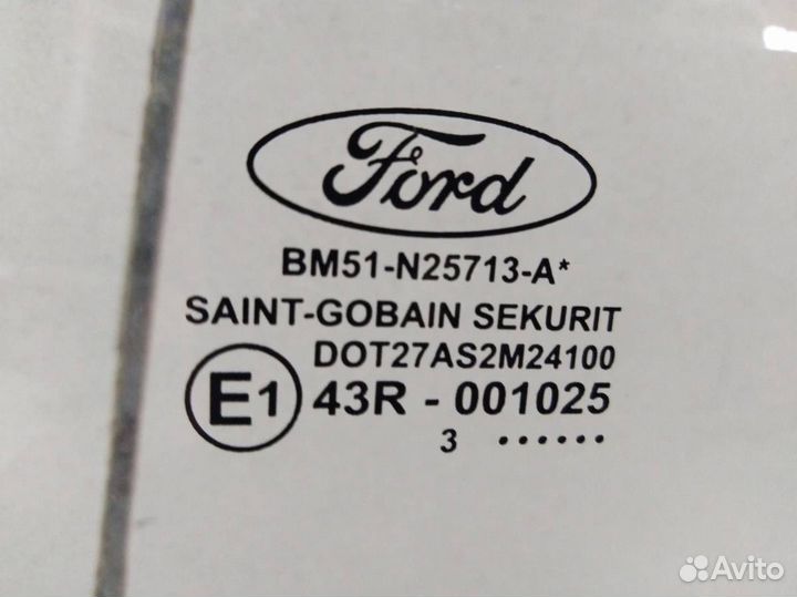 Стекло двери задней левой Ford Focus 3 2011