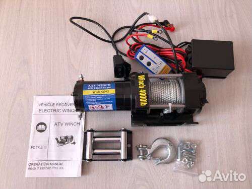 Лебедка Electric Winch 12v 4000lbs/1814кг
