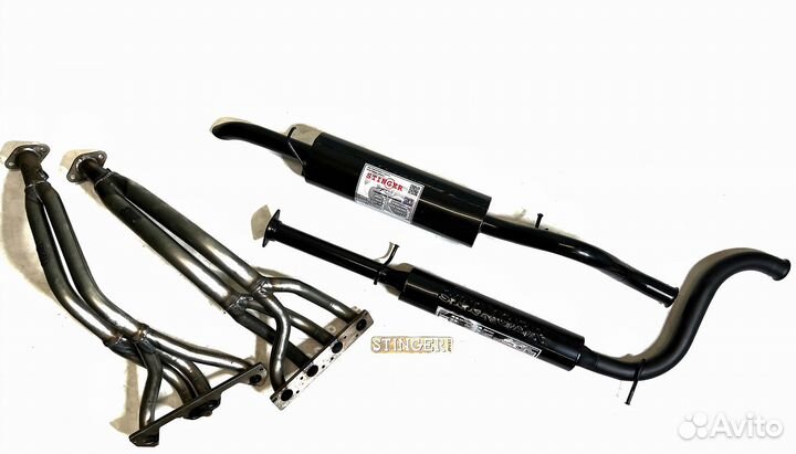 Комплект прямоточного выхлопа Гранта 8V; 16V 2190