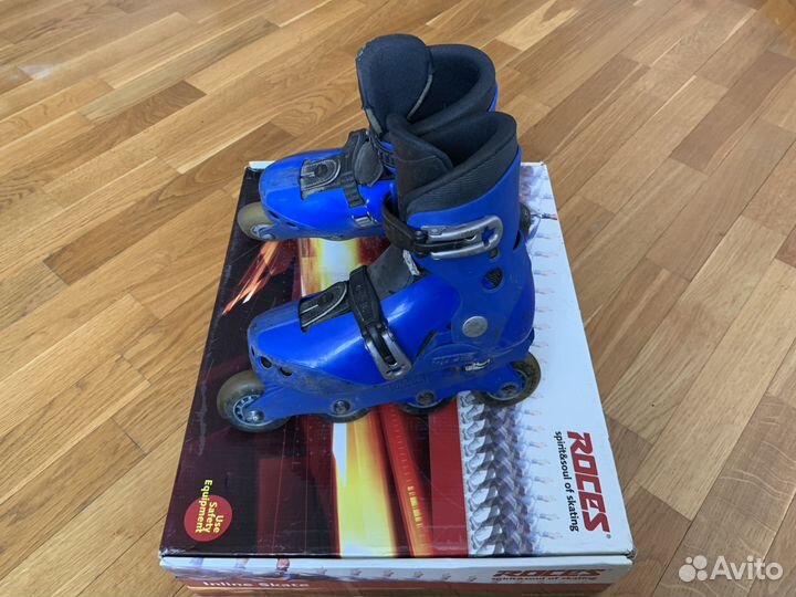 Роликовые коньки roces, 30-36(раздвижные)