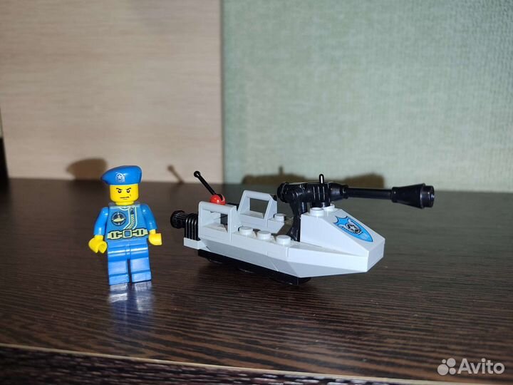 Lego city военная лодка