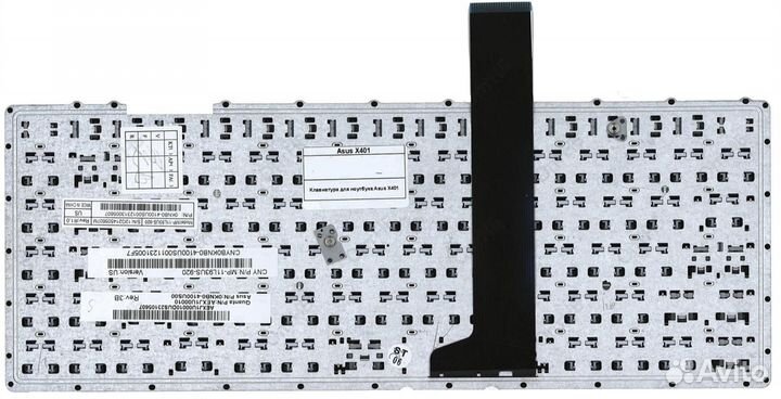 Клавиатура asus X401U чёрная, OEM