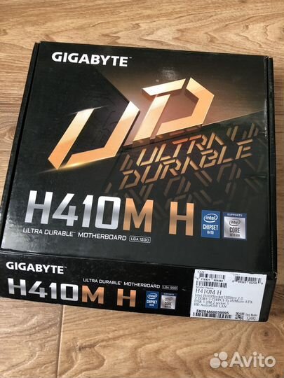 Материнская плата gigabyte h410m h