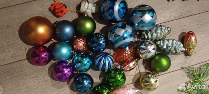 Новогодние украшения ёлочные игрушки