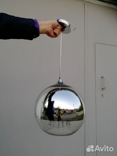 Светильник подвесной круглый шар