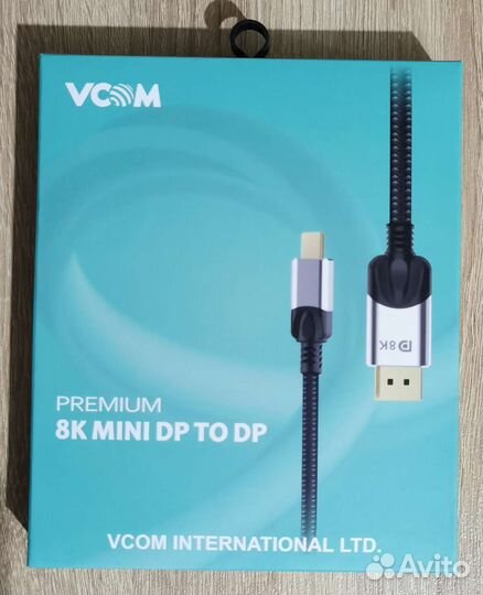 Кабель mini DP - DP версии 1.4 длина 1.5 метра