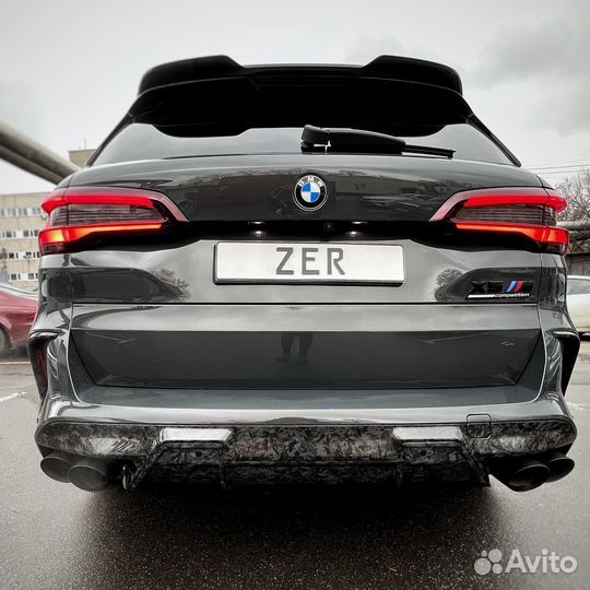 Карбоновый диффузор BMW X6M F96