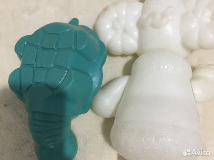Игрушки СССР пластмасса баран черепаха