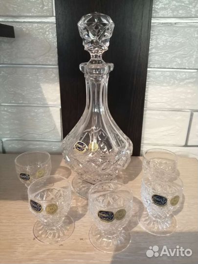 Хрустальный набор для коньяка 