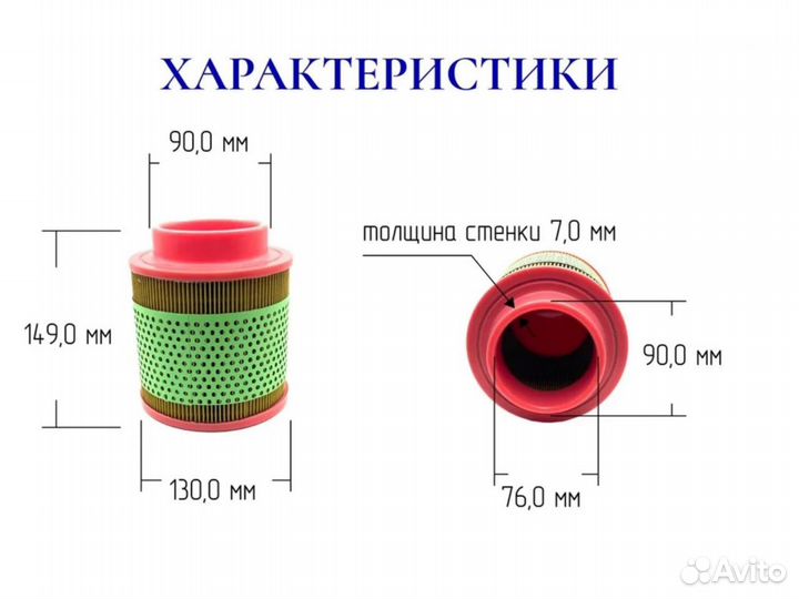 Фильтр нового образца для пк-5.25; пк-3.5; пк-1.75