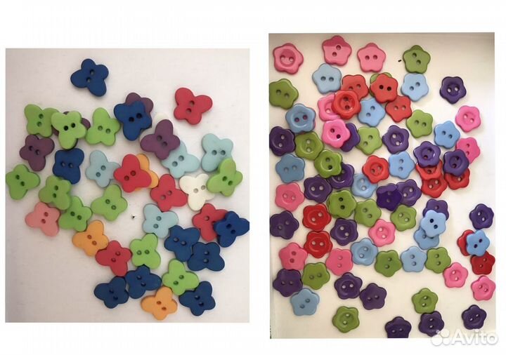 Пуговицы новые для рукоделия и шитья