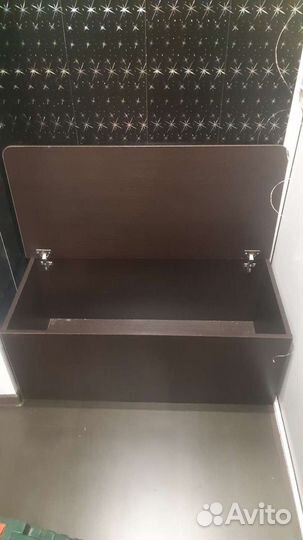 Ящик, тумба для хранения-лавочка, венге