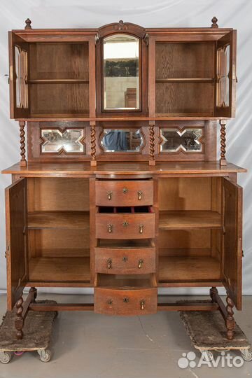 Буфет с витриной антиквариат