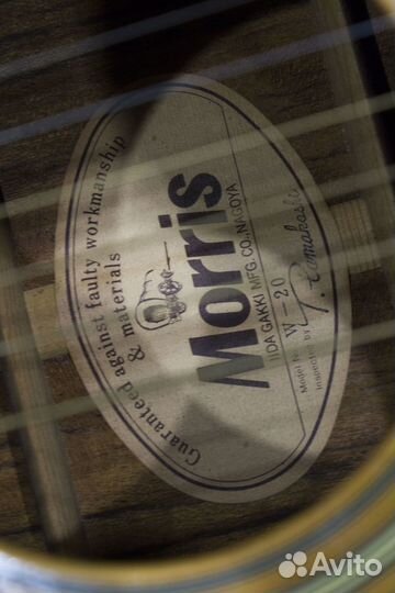 Акустическая гитара Morris W-20 Japan