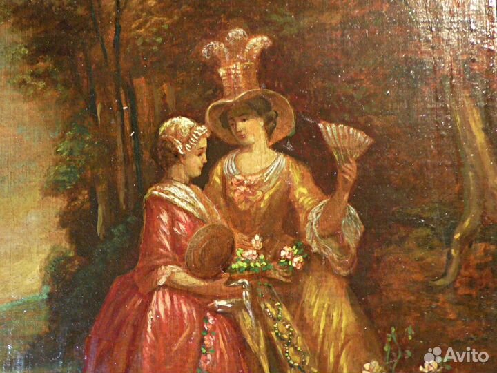 Картина.19 век.Paul Schaan.Франция.Воспоминания