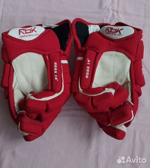 Краги хоккейные размер 14