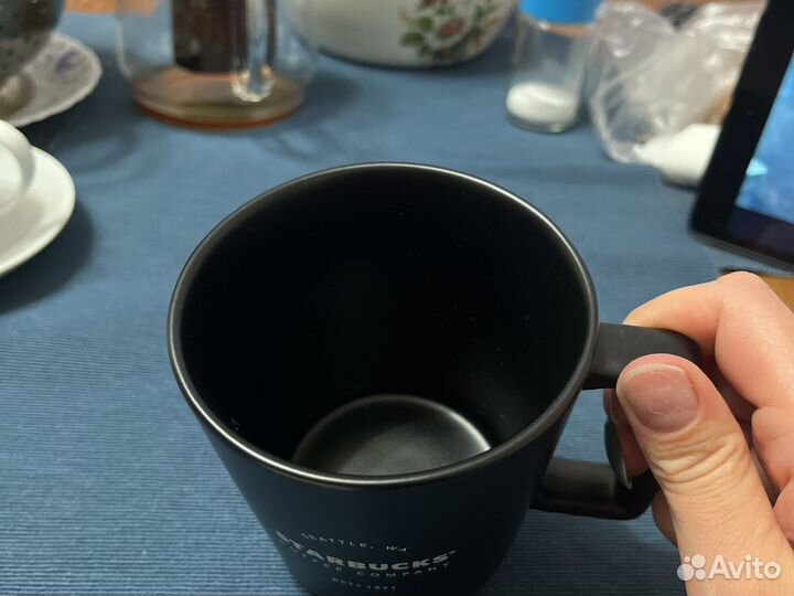 Кружка starbucks черная