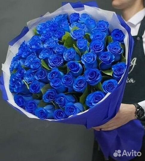 Синие розы Цветы Доставка