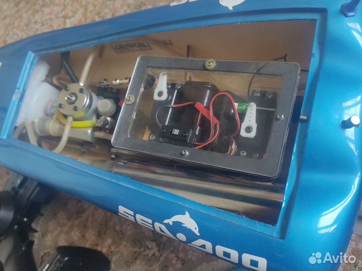 Радиоуправляемый катер с двс