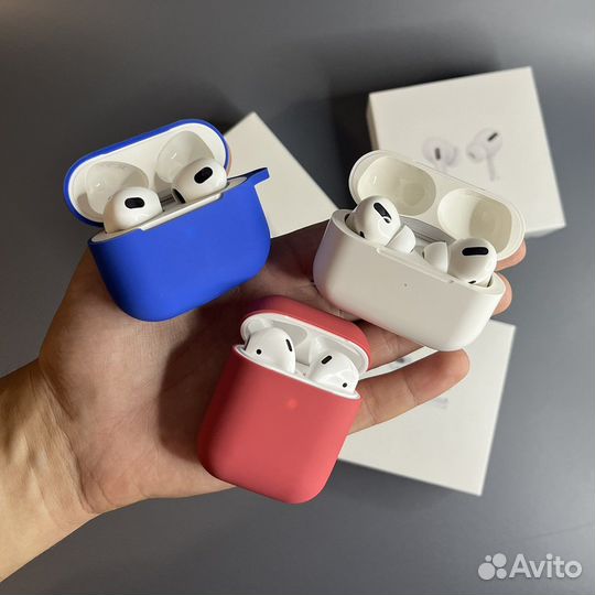 Наушники Airpods 2 / 3 / Pro 2 с гарантией