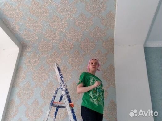 Поклейка обоев
