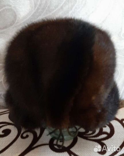 Шляпа-капор женская норковая, новая