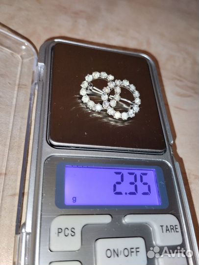 Брошь серебро 875 винтаж