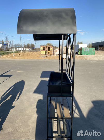 Мангал с крышей\Доставим завтра