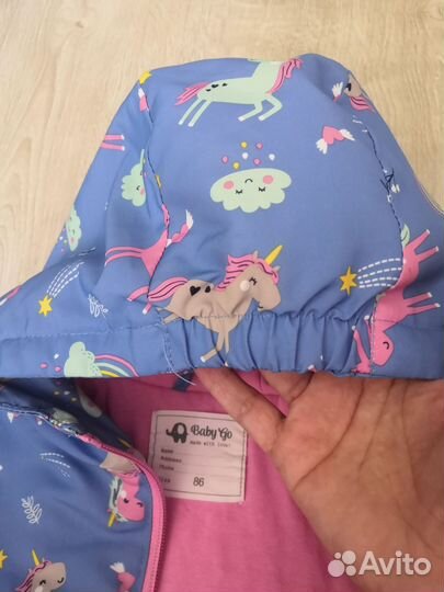 Куртка для девочки 86