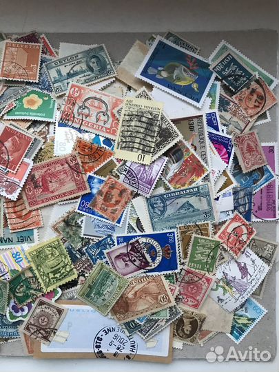 Марки мира. 1300 штук