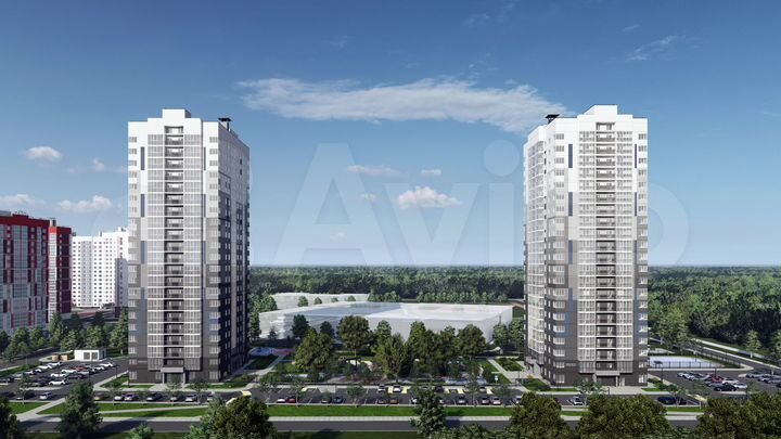 2-к. квартира, 59,6 м², 6/21 эт.