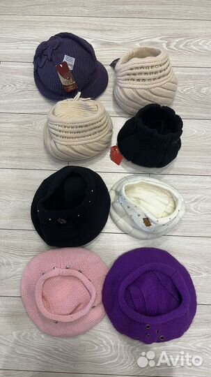 Шапка с шарфом новое