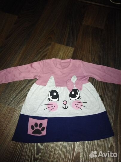 Платье на девочку 86-92