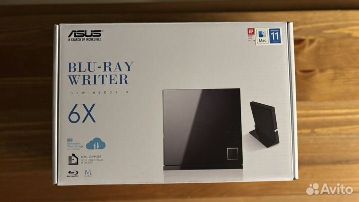 Оптический привод Blu-Ray asus SBC-06D2X-U