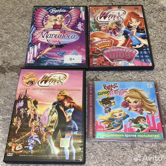 Диски Винкс Братц Winx Bratz Barbie