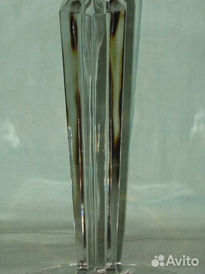 Фруктовница на ножке. Хрусталь. СССР