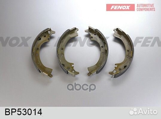 Колодки тормозные барабанные BP53014 fenox