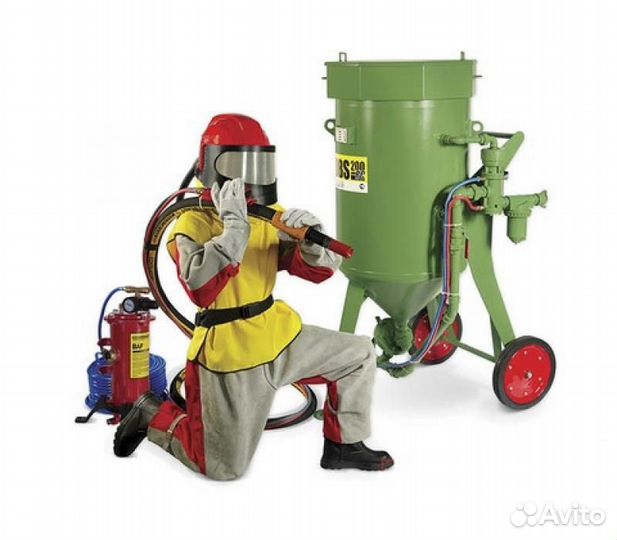 Аренда пескоструйных бочек + компрессор