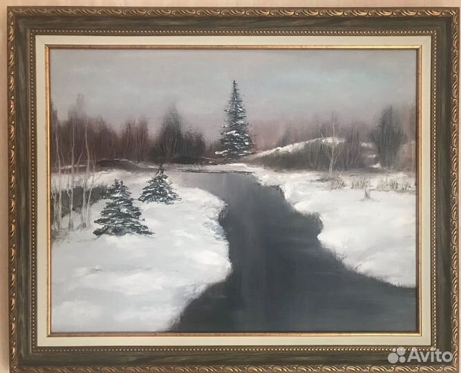 Картина маслом на холсте пейзаж