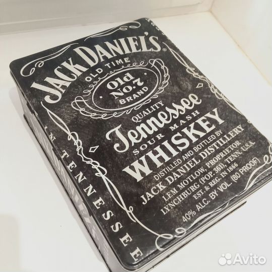 Бокс из под виски металлический