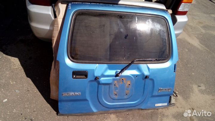 Suzuki Jimny дверь багажника синяя